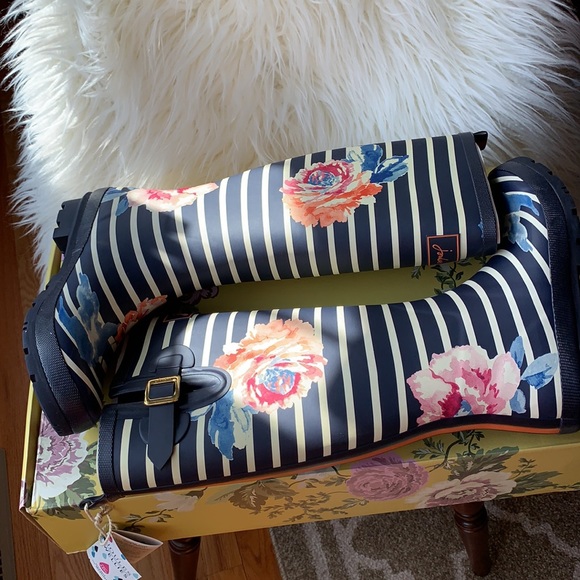 🌈 JOULES WELLIES TALL RAIN BOOTS🌈 - Picture 3 of 9